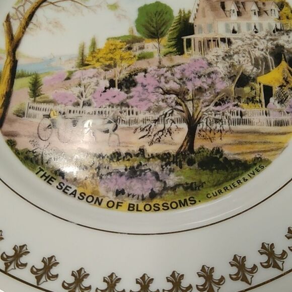 Vintage Roy Thomas Collection Currier & Ives 1981 Four Seasons 5944 - Picture 2 of 14